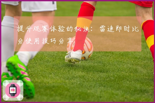 提升观赛体验的秘诀：雷速即时比分使用技巧分享